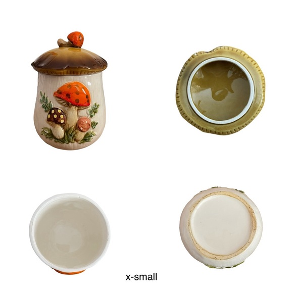 Vintage Merry Mushroom Canister Set Sears Roebuck and Co. 1976 - Picture 8 of 9